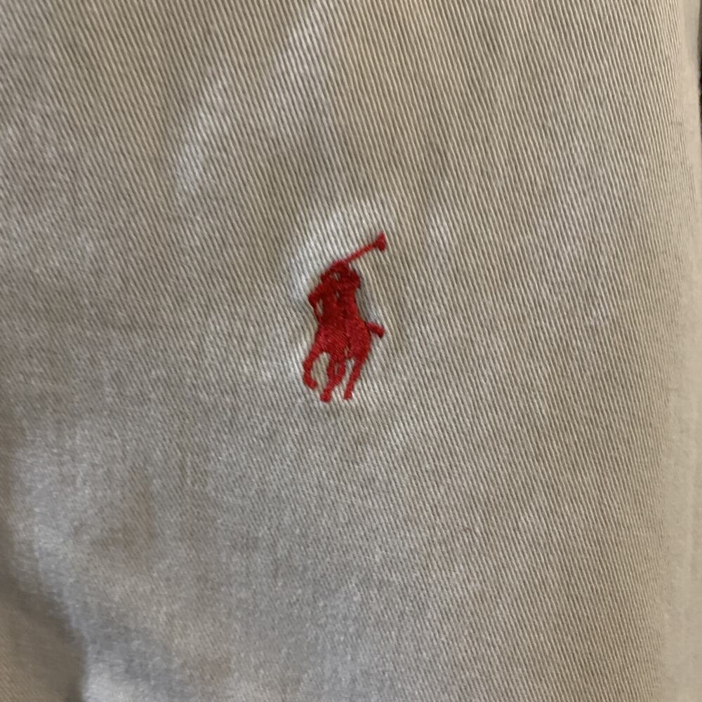 Ralph Lauren Men’s Long Sleeve Button Up Tan Shirt Size Large - Picture 2 of 4